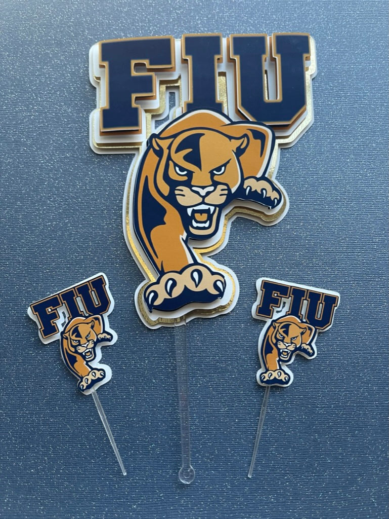 Cake Topper and Cupcake Topper Graduation Party Decorations