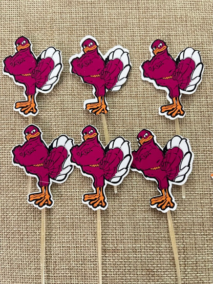 Cupcake Topper University, UCF, FIU, FAMU, Virginia, USF, UF Cupcake Topper