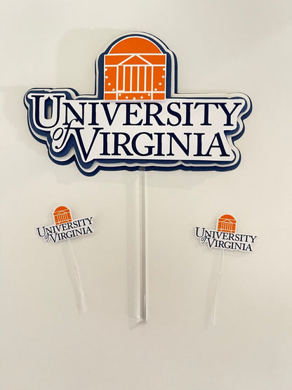 Cake Topper and Cupcake Topper Graduation Party Decorations