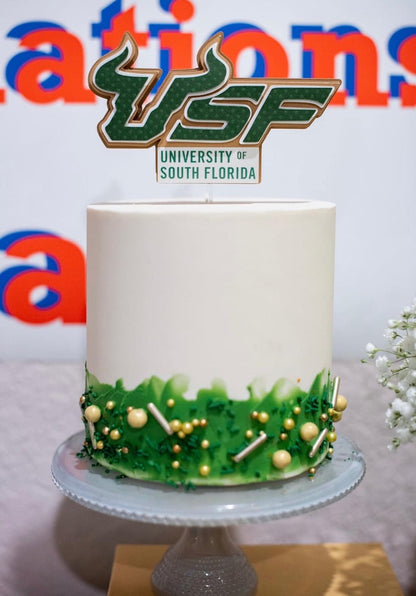 Graduation Cake Topper, USF, UF, FIU, FAU, FSU Cake Topper