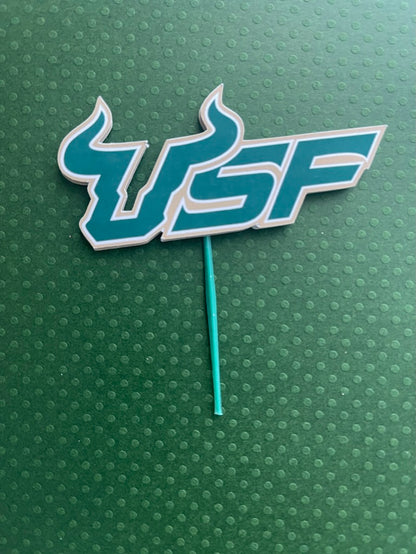 Cupcake Topper University, UCF, FIU, FAMU, Virginia, USF, UF Cupcake Topper