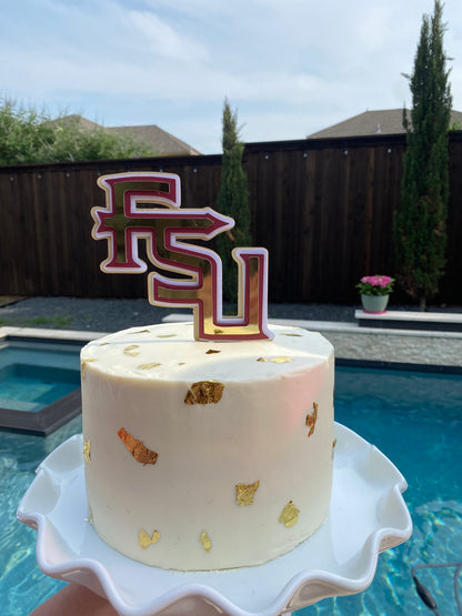 Graduation Cake Topper, USF, UF, FIU, FAU, FSU Cake Topper